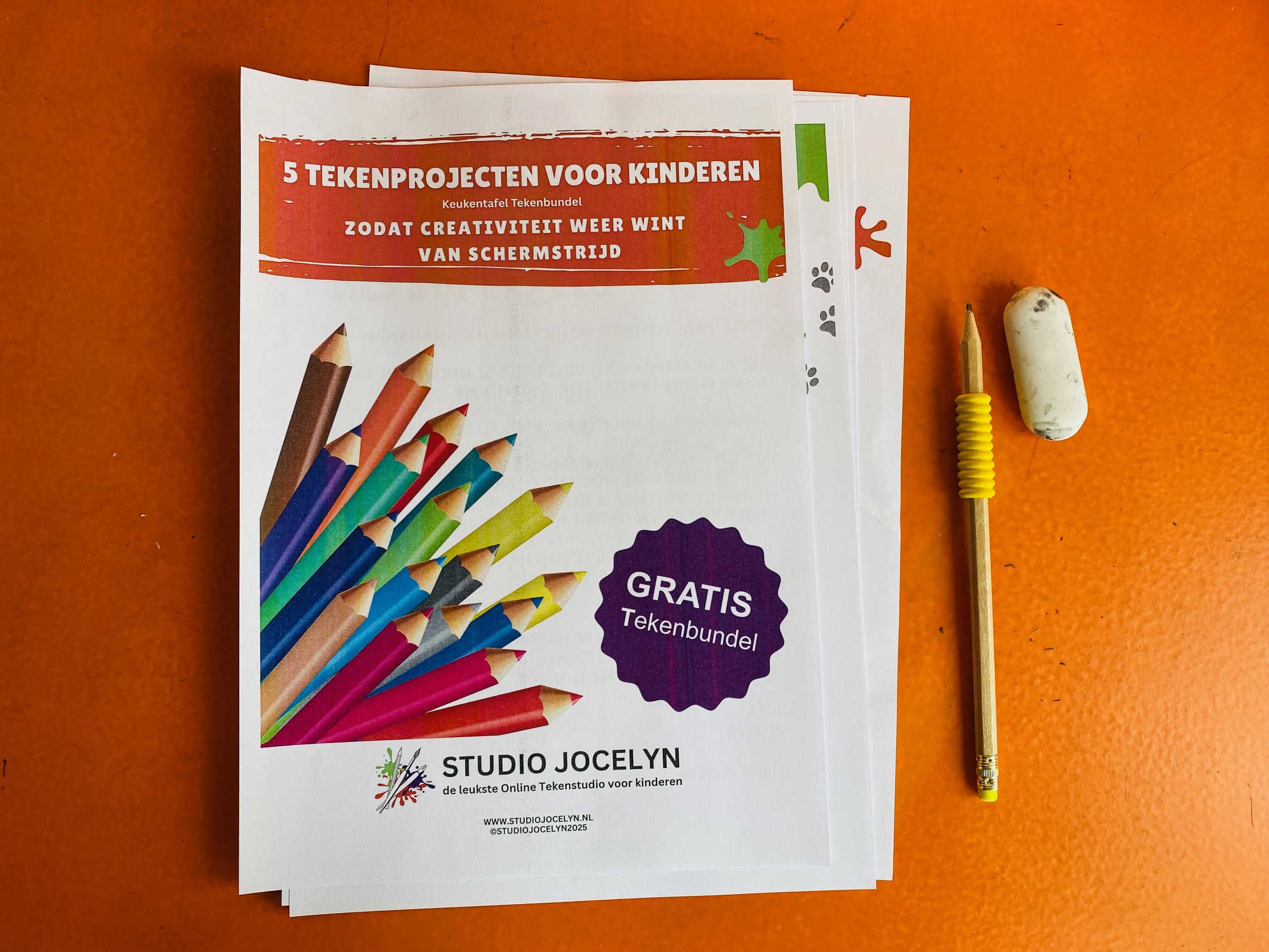 Studio Jocelyn - Keukentafel Tekenbundel
